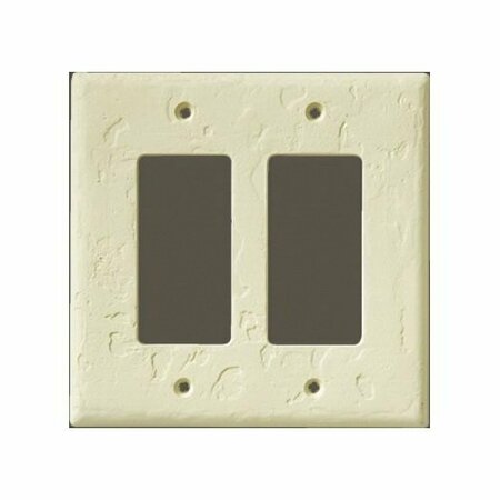 CAN-AM SUPPLY InvisiPlate Hand Trowel Wallplate, 5 in L, 3-1/4 in W, 1 -Gang HT-R-1